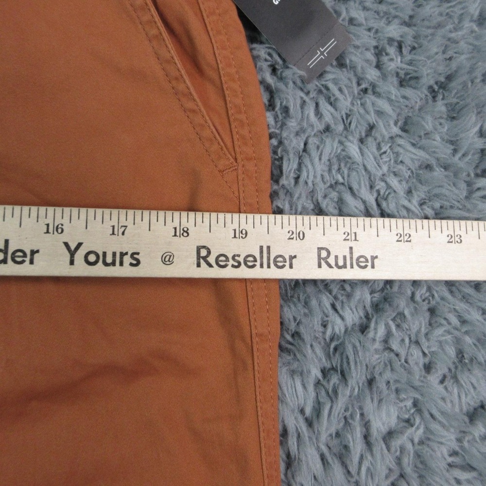 Liverpool Pants Womens 10 Orange Chino Wide Leg Relaxed Pockets 31x27.5* NWT - Picture 5 of 16